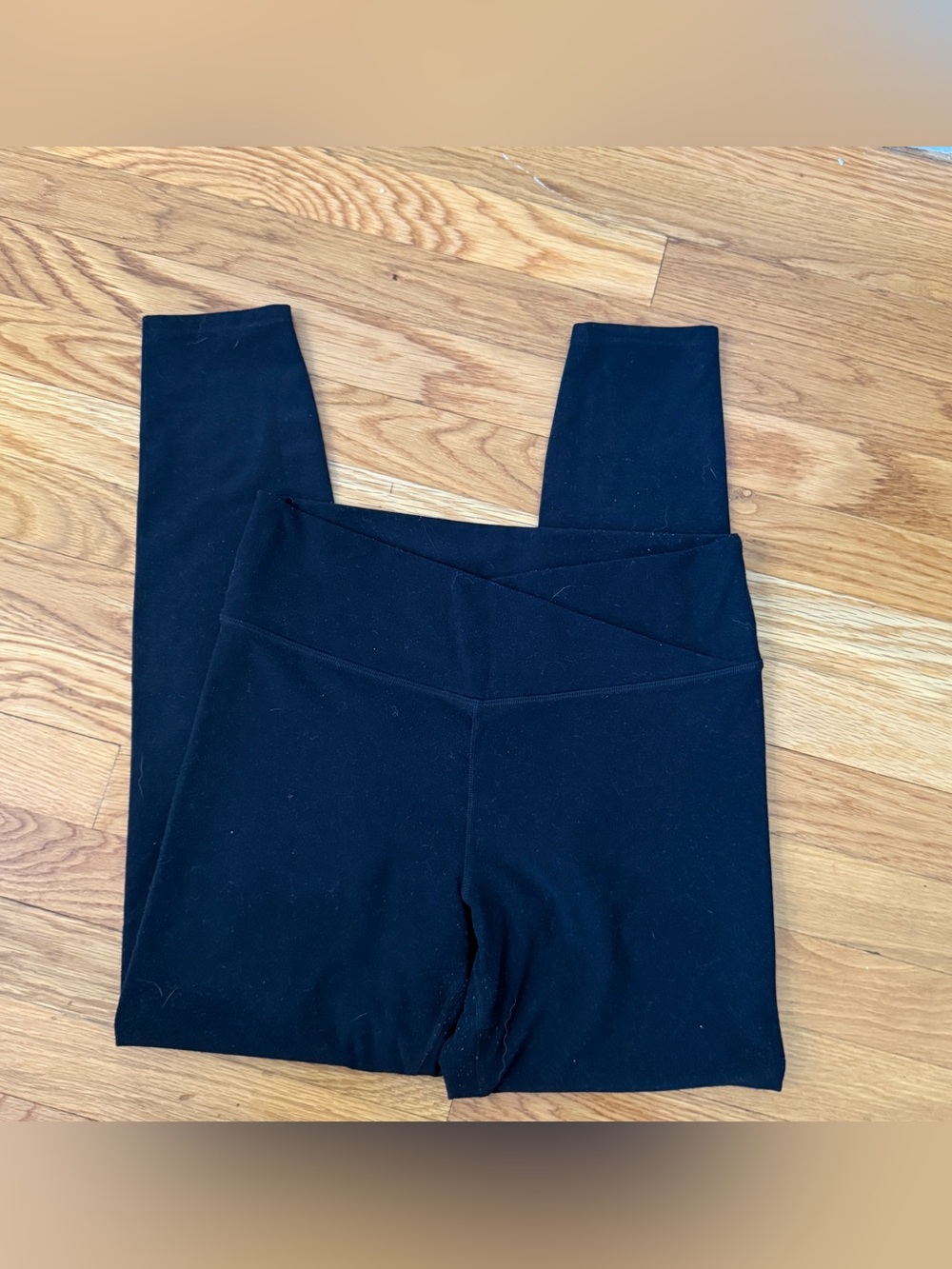 Abercrombie & Fitch Black Crossover Waist Leggings Size M